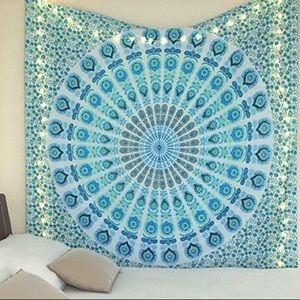 blue tapestry